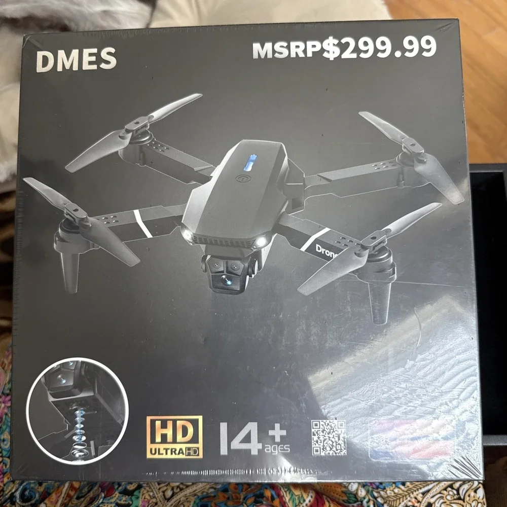 DMES P13-1 Ultra HD 4K DroneDual CameraFoldable WiFi &‎ Beginner Friendly  4243